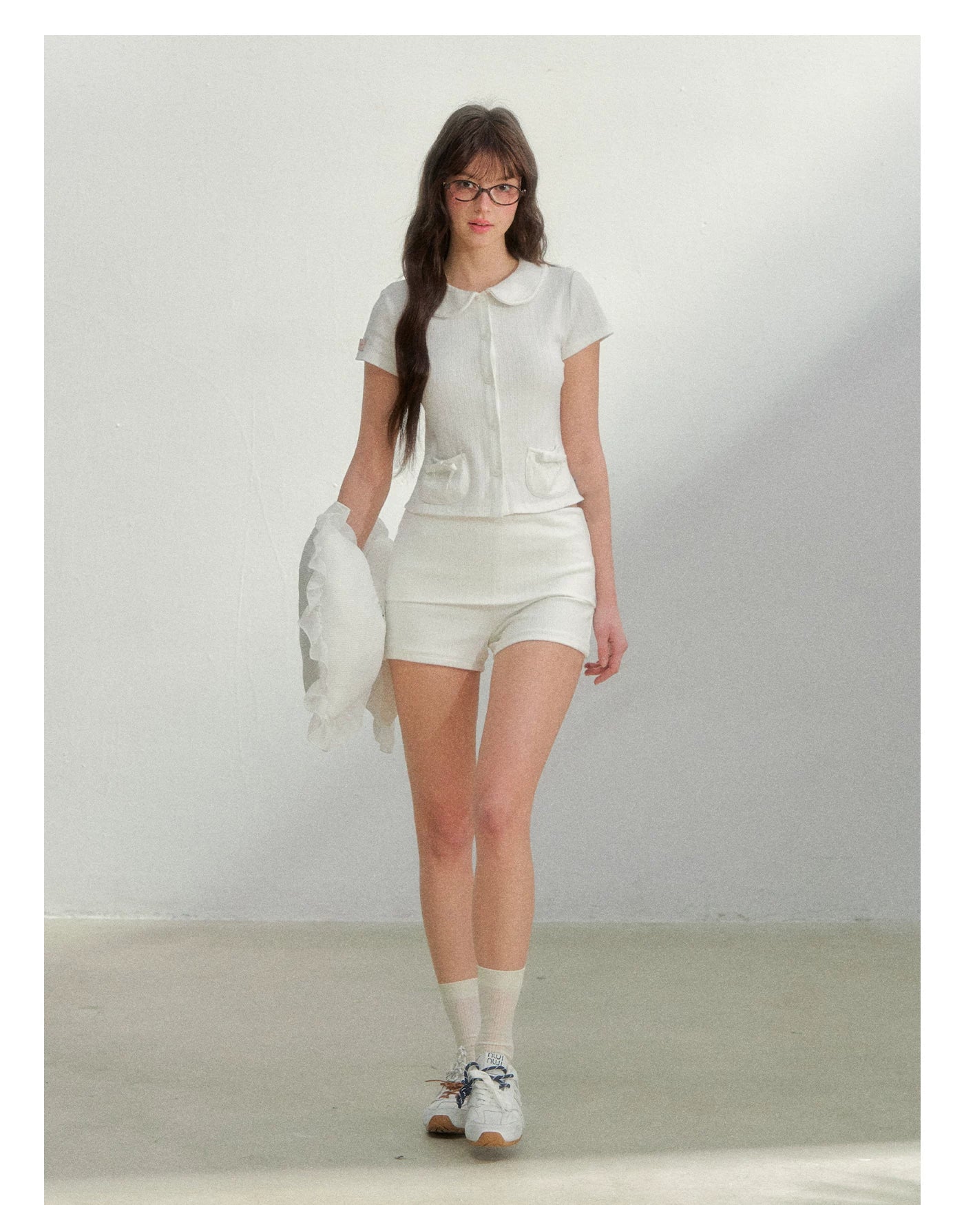 Summer Soliloquy Doll Collar Short Sleeve Tee