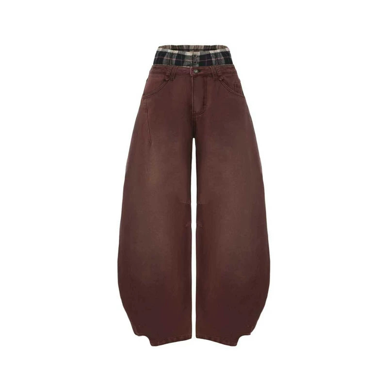 Spray-Wash Panelled Brushed Cargo Pants