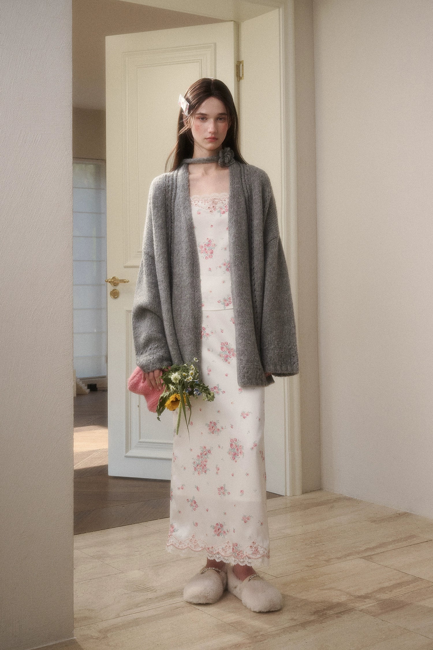 Cosagach Air Mohair Knit Cardigan