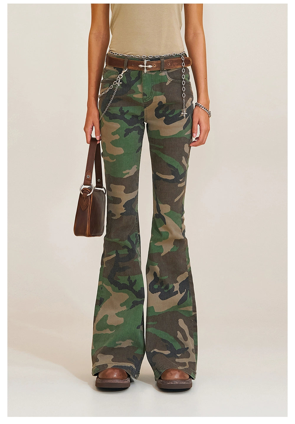 COMPASS Classic Storm Denim Flare Pants