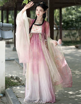 "桃花神"Tang-Dynasty Hanfu Set - CHINASQUAD