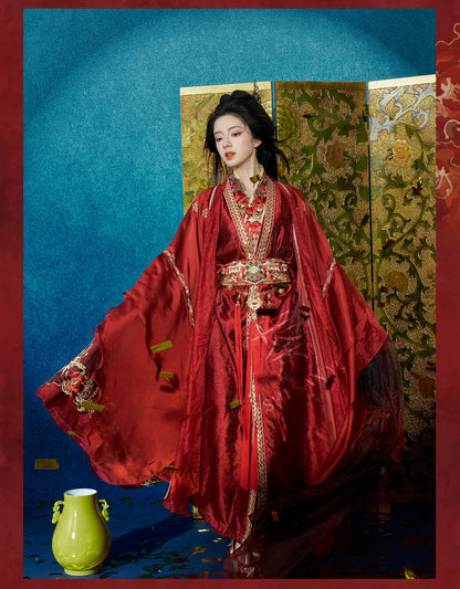 &quot;灼灼相思&quot; Wedding Hanfu Set