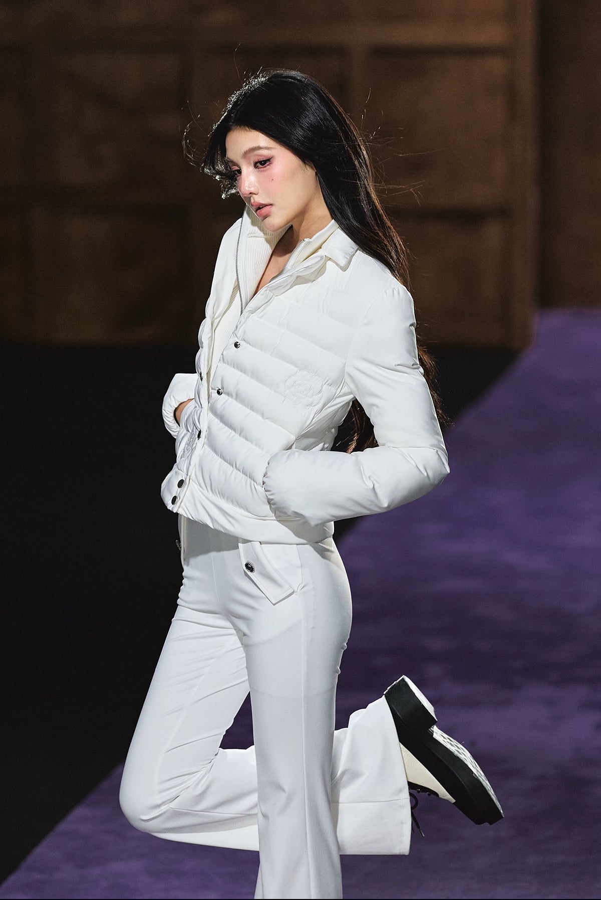 High-Waist Flared Stretch Yoga Pants