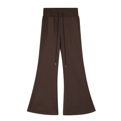 High-Waist Flared Lounge Pants