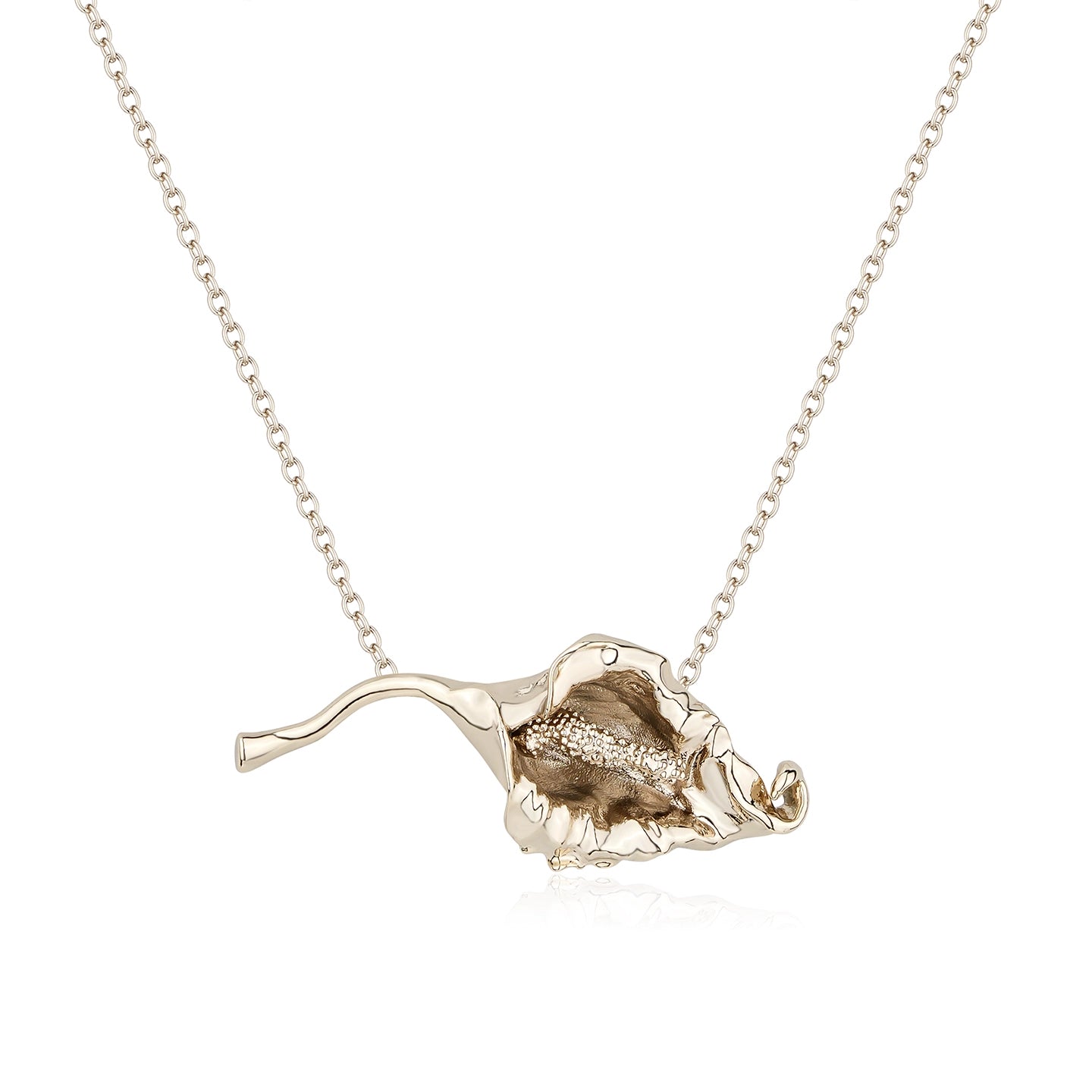 Minimalist Floral Collarbone Chain Necklace