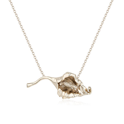 Minimalist Floral Collarbone Chain Necklace