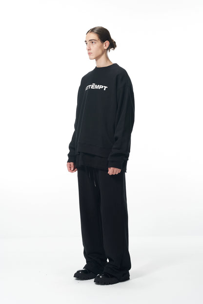 Essential Logo Sweatshirt &amp; Hoodie &amp; Sweatpants Set