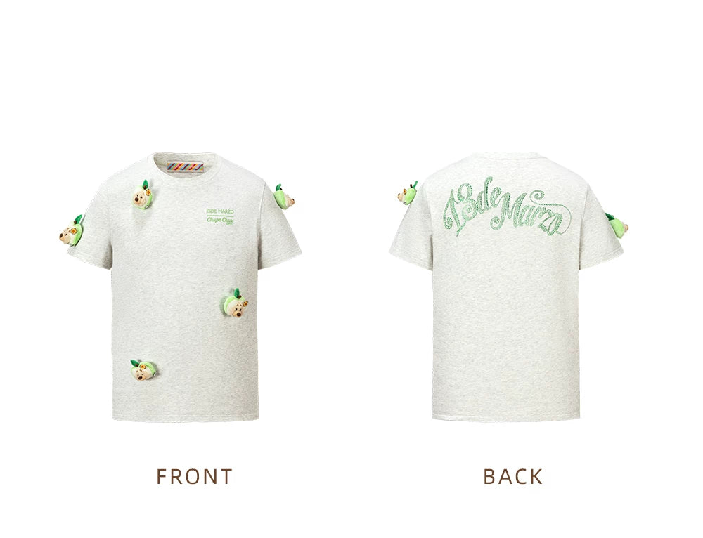 Crystal Bear Embellished T-shirt