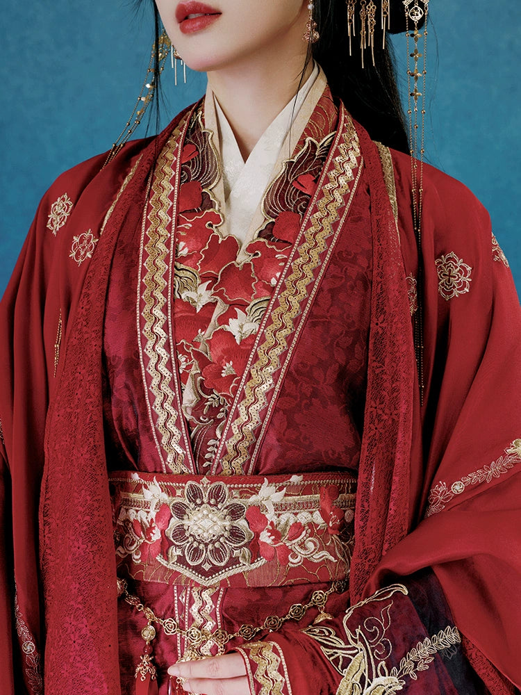 &quot;灼灼相思&quot; Wedding Hanfu Set