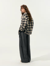 Retro Tassel Checkered Shirt - CHINASQUAD