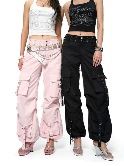 Y2K Low-Waist Cargo Pants