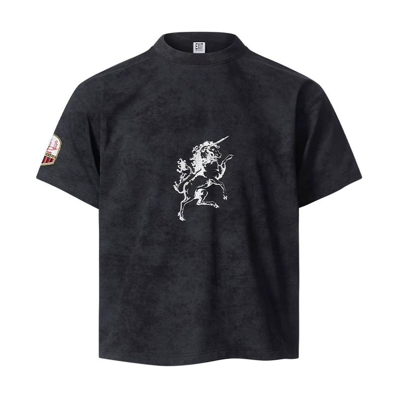 Waxed Unicorn Graphic T-Shirt