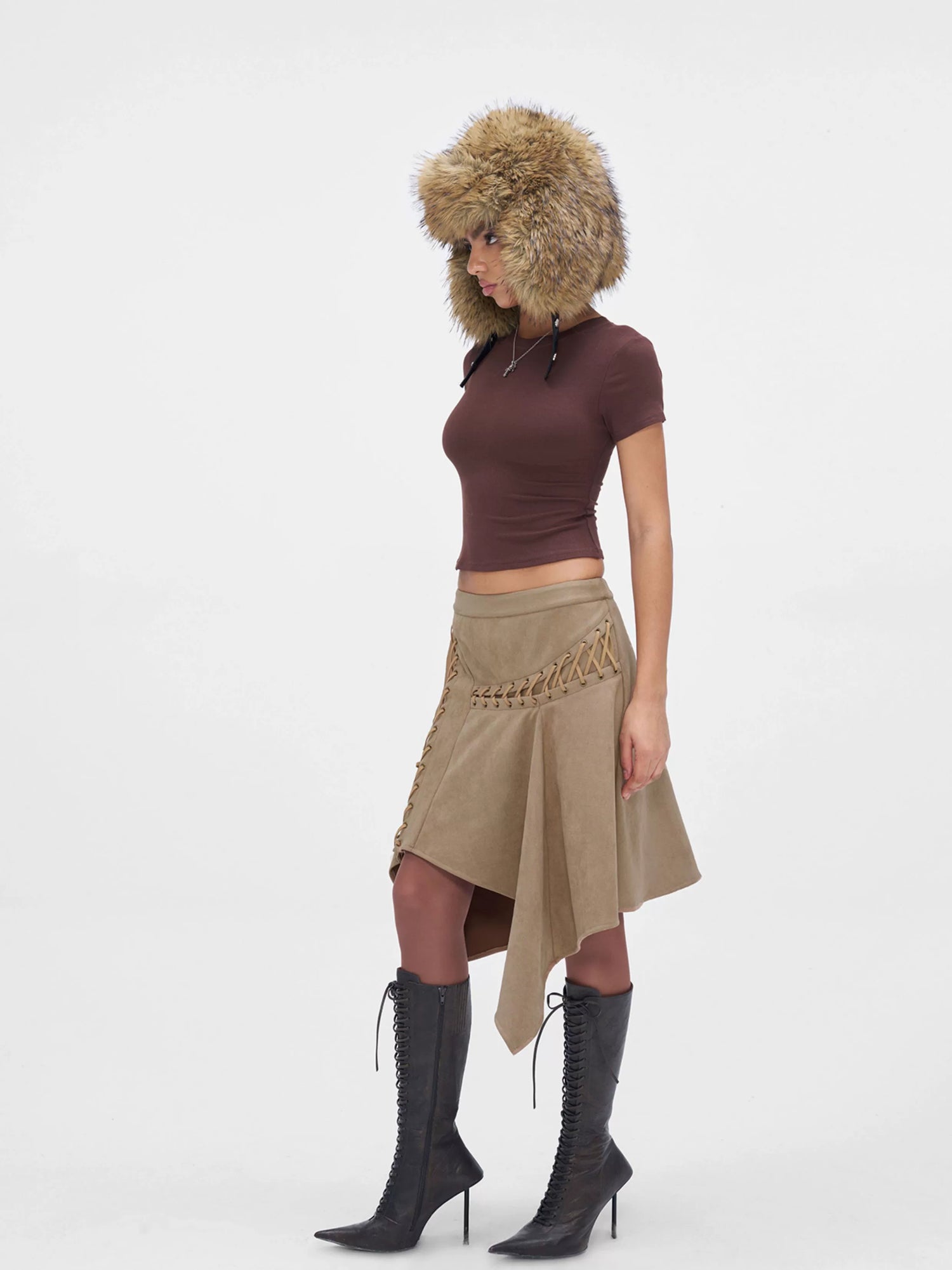 Fur Ushanka Ear-Flap Winter Hat