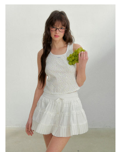 Air Like Green Apples Cotton Floral T-Shirt