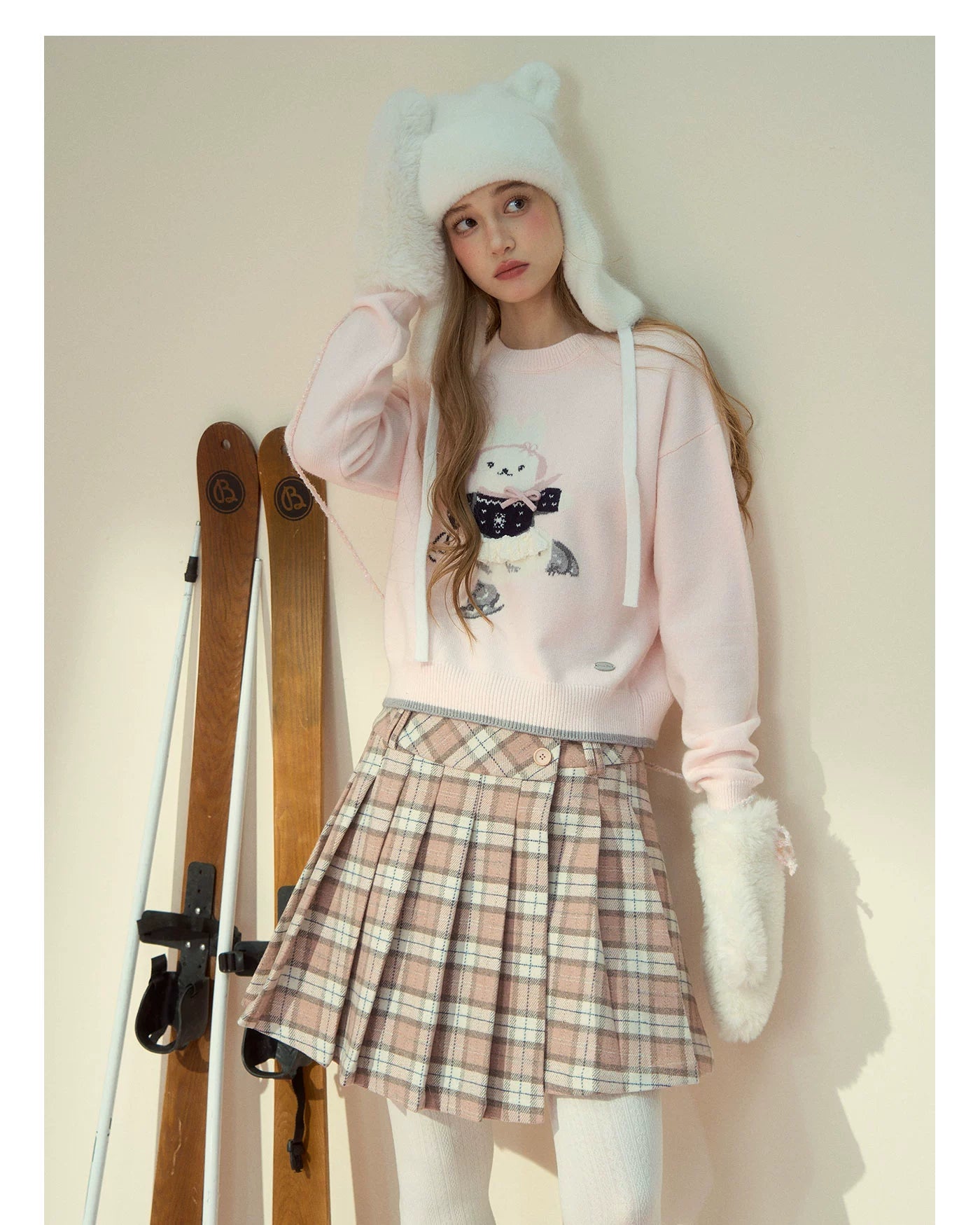 Bunny Diary Collar Sweater