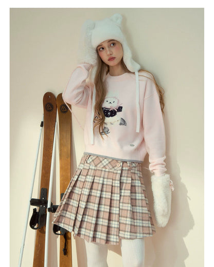 Bunny Diary Collar Sweater