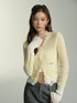 Light Yellow Lace Knit Cardigan - CHINASQUAD