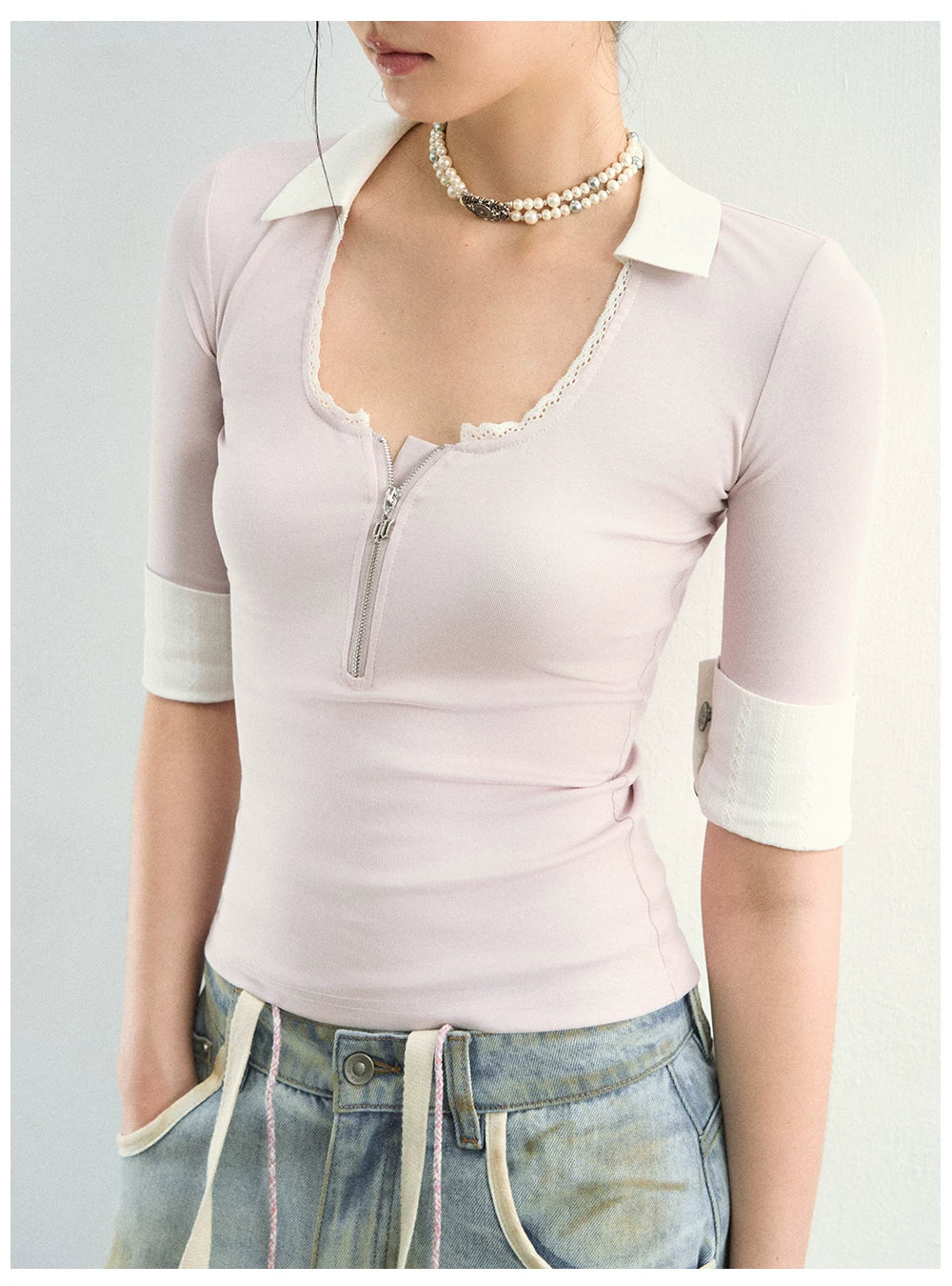 Vintage Layered Pearl Statement Necklace