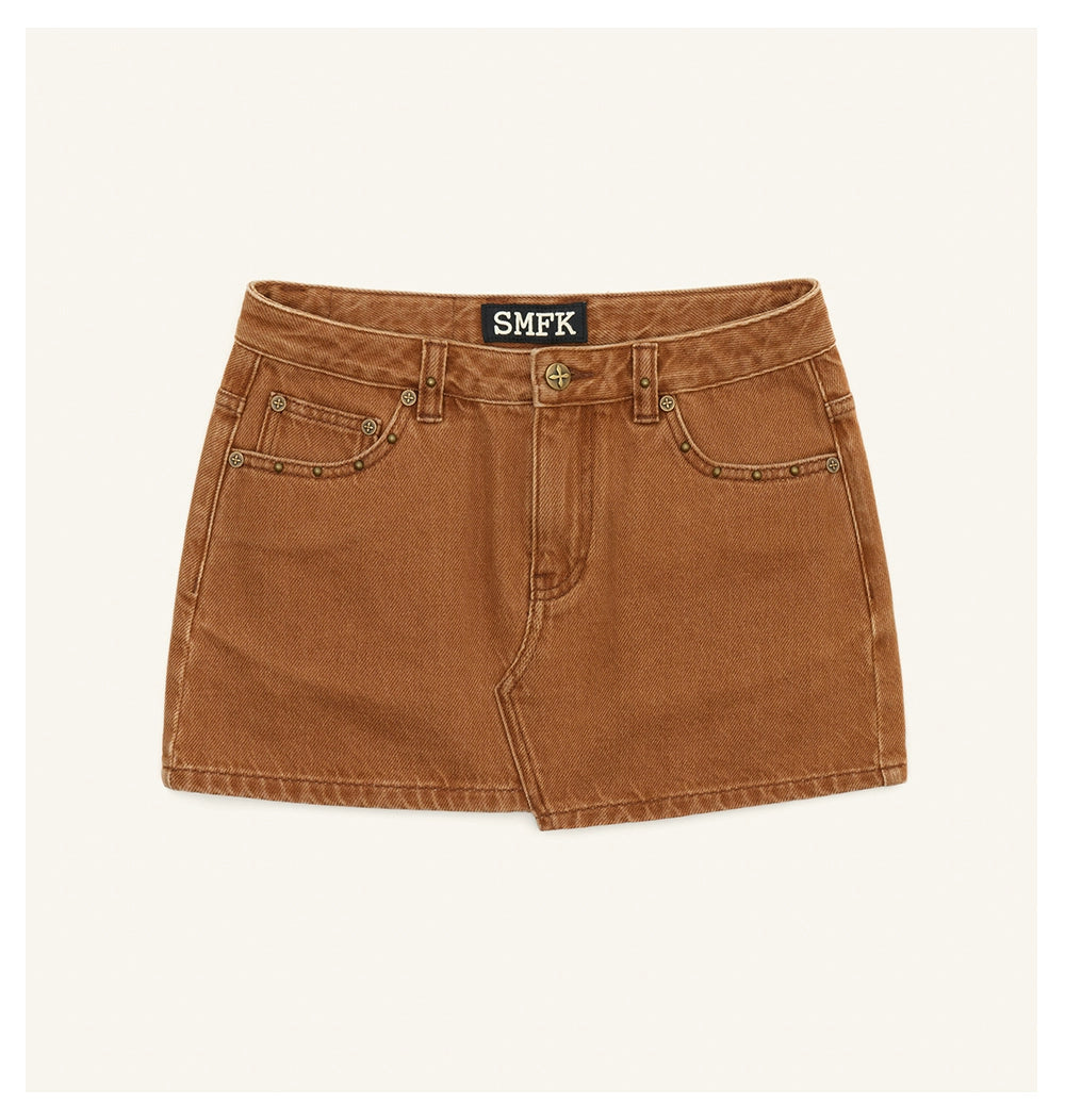 SMFK Ancient Myth Huntress Ultra-short Denim Skirt – CHINASQUAD SMFK Ancient Myth Huntress Ultra-short Denim Skirt – CHINASQUAD