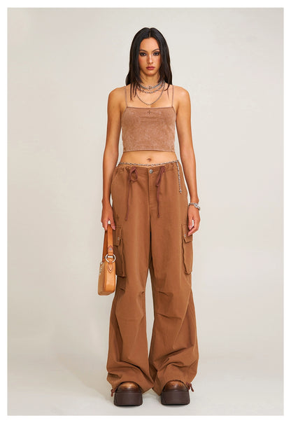 Compass Retro Para Pants Sand