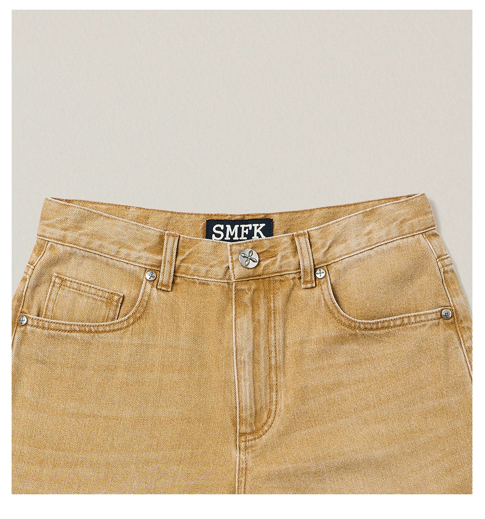Origin of Wildness Wide-Leg Denim Pants