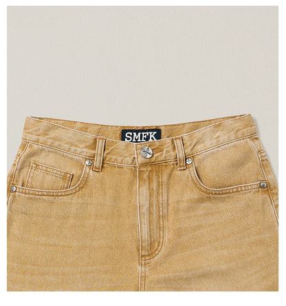 Origin of Wildness Wide-Leg Denim Pants
