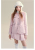 Pink Scarf Jacket & Mini Skirt Set - CHINASQUAD