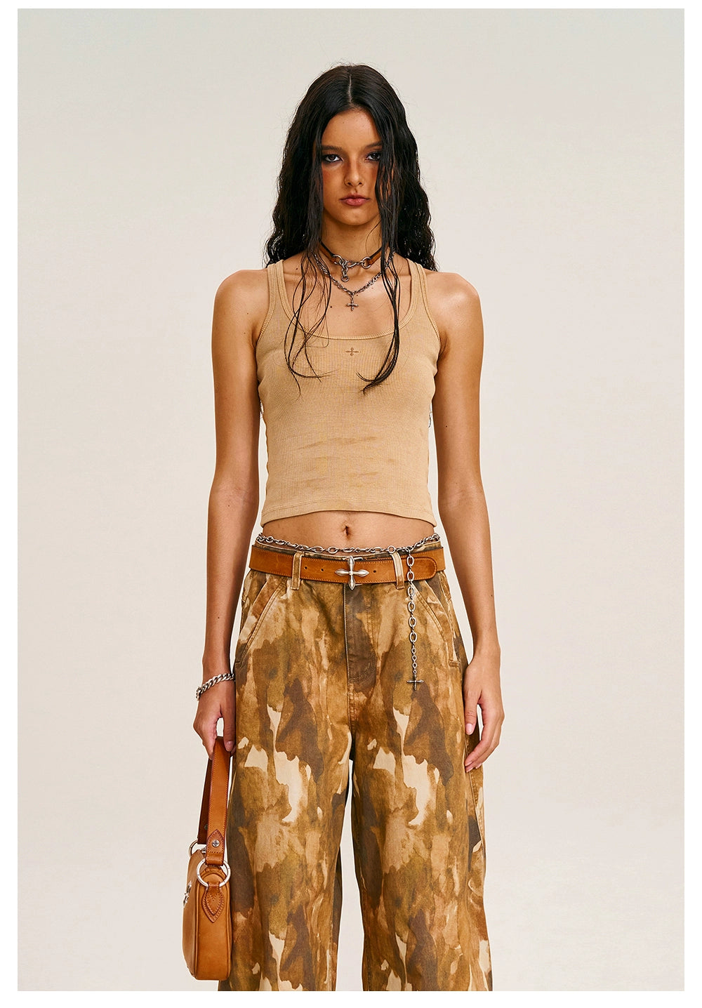 Storm Vintage Moto Washed Tank Top