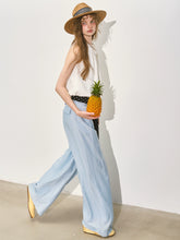 Halter Neck Off-Shoulder Crinkled Sleeveless Top - CHINASQUAD