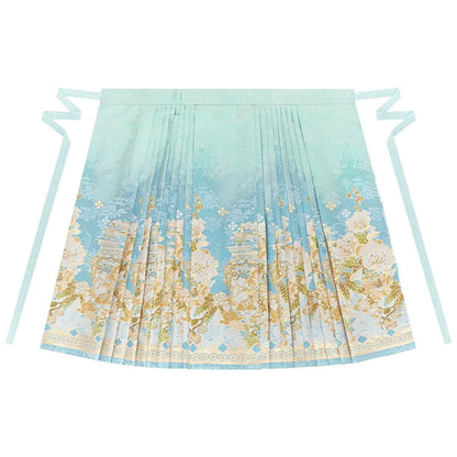 [晴川古道] ELEGANT BEIZI AND MAMIAN SKIRT HANFU ENSEMBLE