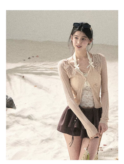 Layered Ruffle Mini Skirt