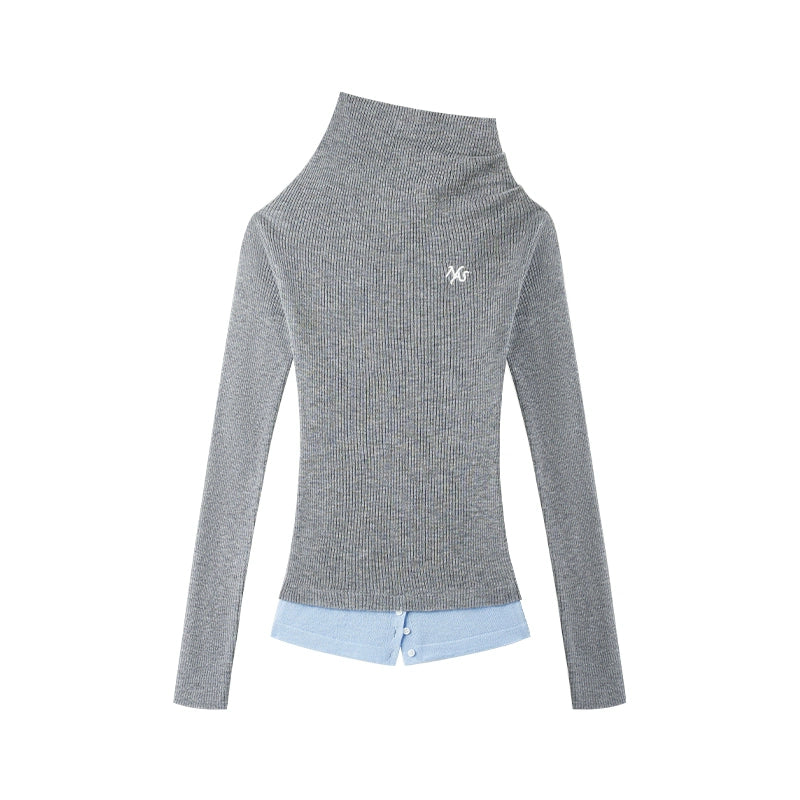 Neva Wool-Blend Knit Crewneck