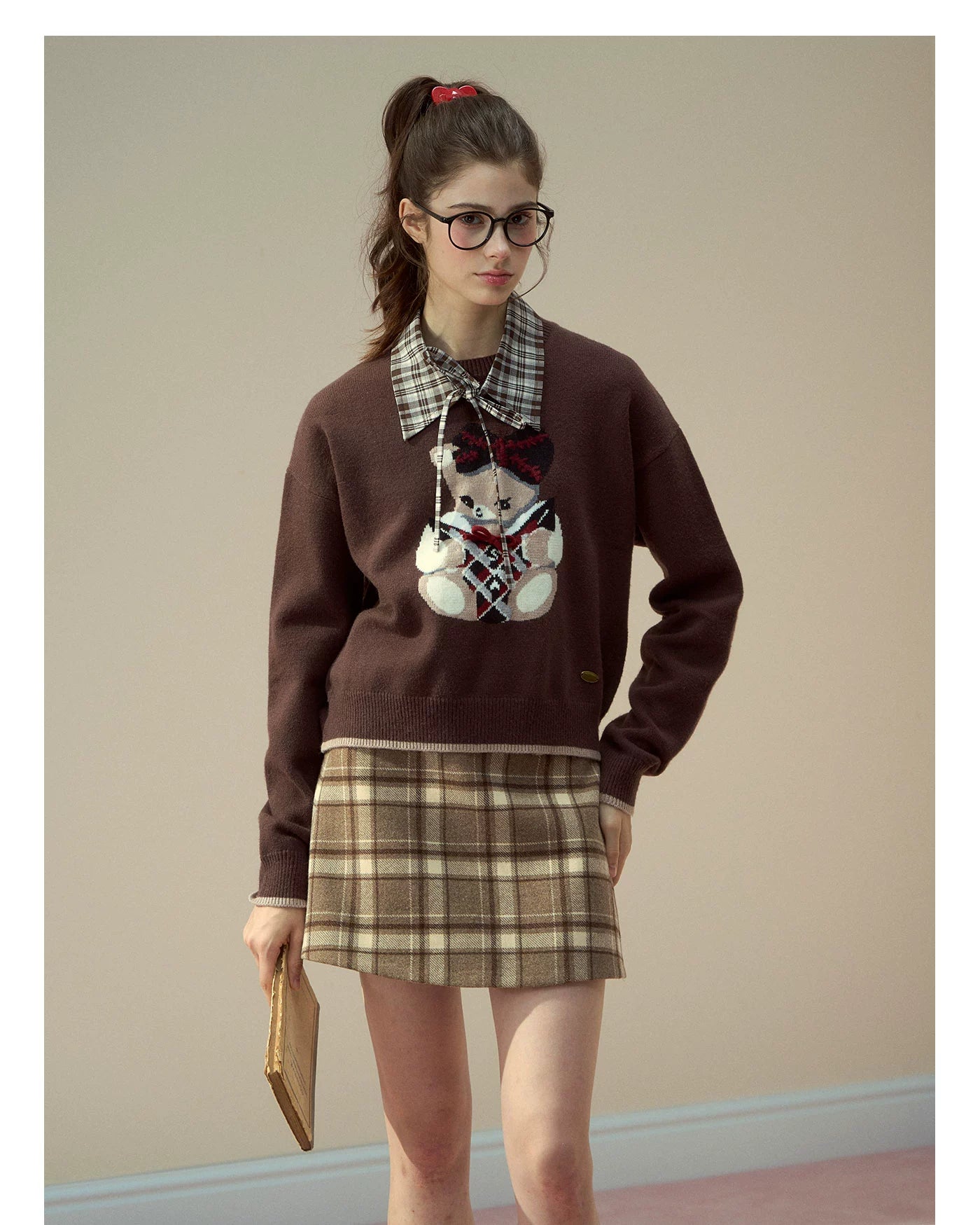 Bunny Diary Collar Sweater