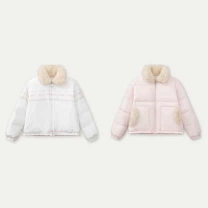 Original Pink Reversible Down Jacket
