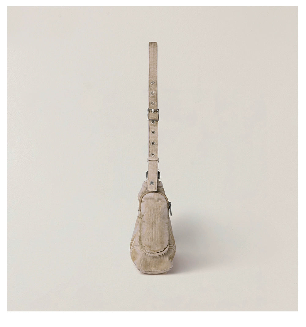 Wild Origin Washed Denim Shoulder Bag