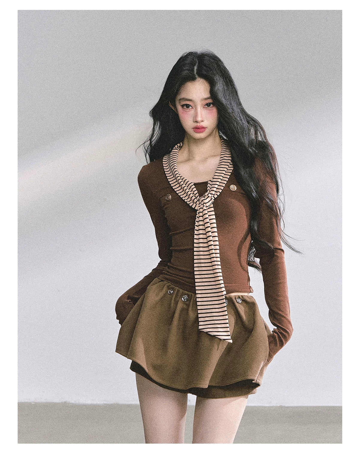 Striped Long-Sleeve Slim-Fit T-Shirt