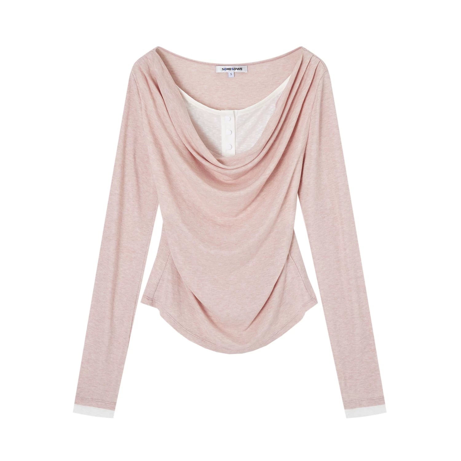 Waist-Cinching Long Sleeve T-Shirt