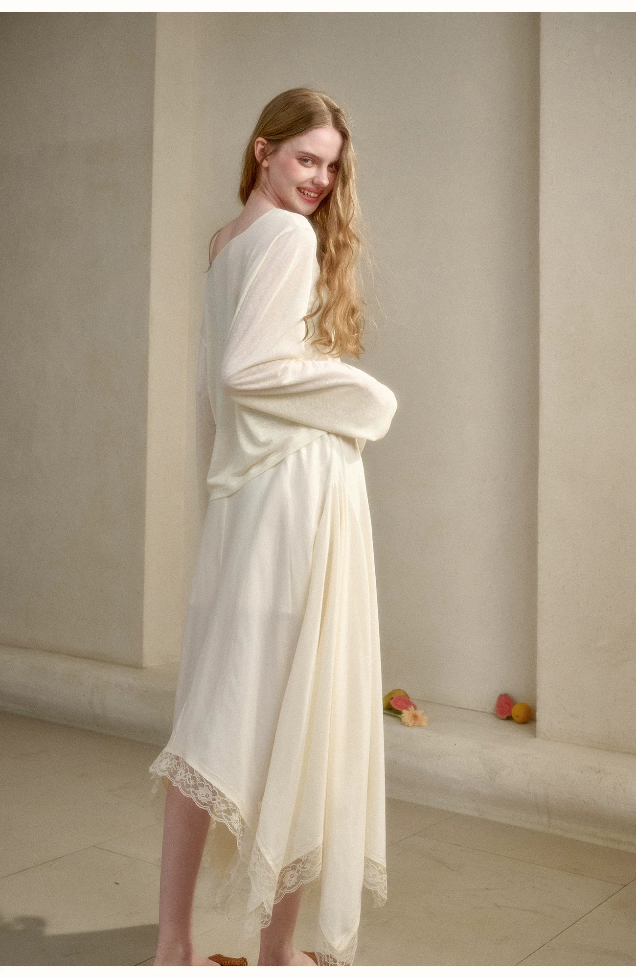 Cloud Veil Lyocell Relaxed Sheer T-Shirt