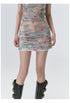 Little Angel Off-the-Shoulder Crop Tank Top & Skirt Set - CHINASQUAD
