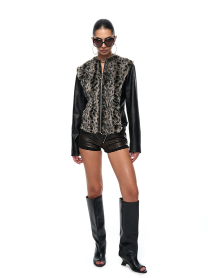 Washed Low-Rise Mini Shorts