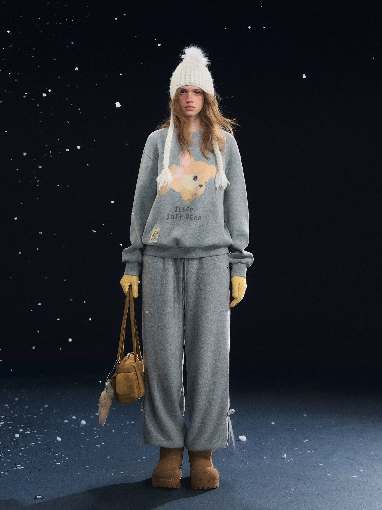 Velvety Jogger Lantern Pants