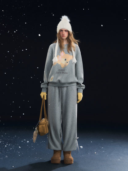 Velvety Jogger Lantern Pants