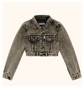 Ancient Myth Mustang short Denim Jacket - CHINASQUAD