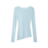 "Djembe Series" Meghan High-Neck Long-Sleeve Knit Sweater - CHINASQUAD