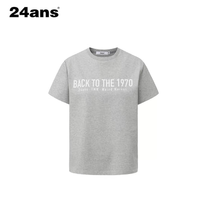 Retro Graphic Slim-Fit Cotton T-Shirt