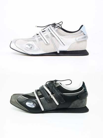 Sprint Novel Collaboration Leather Racing Sneakers