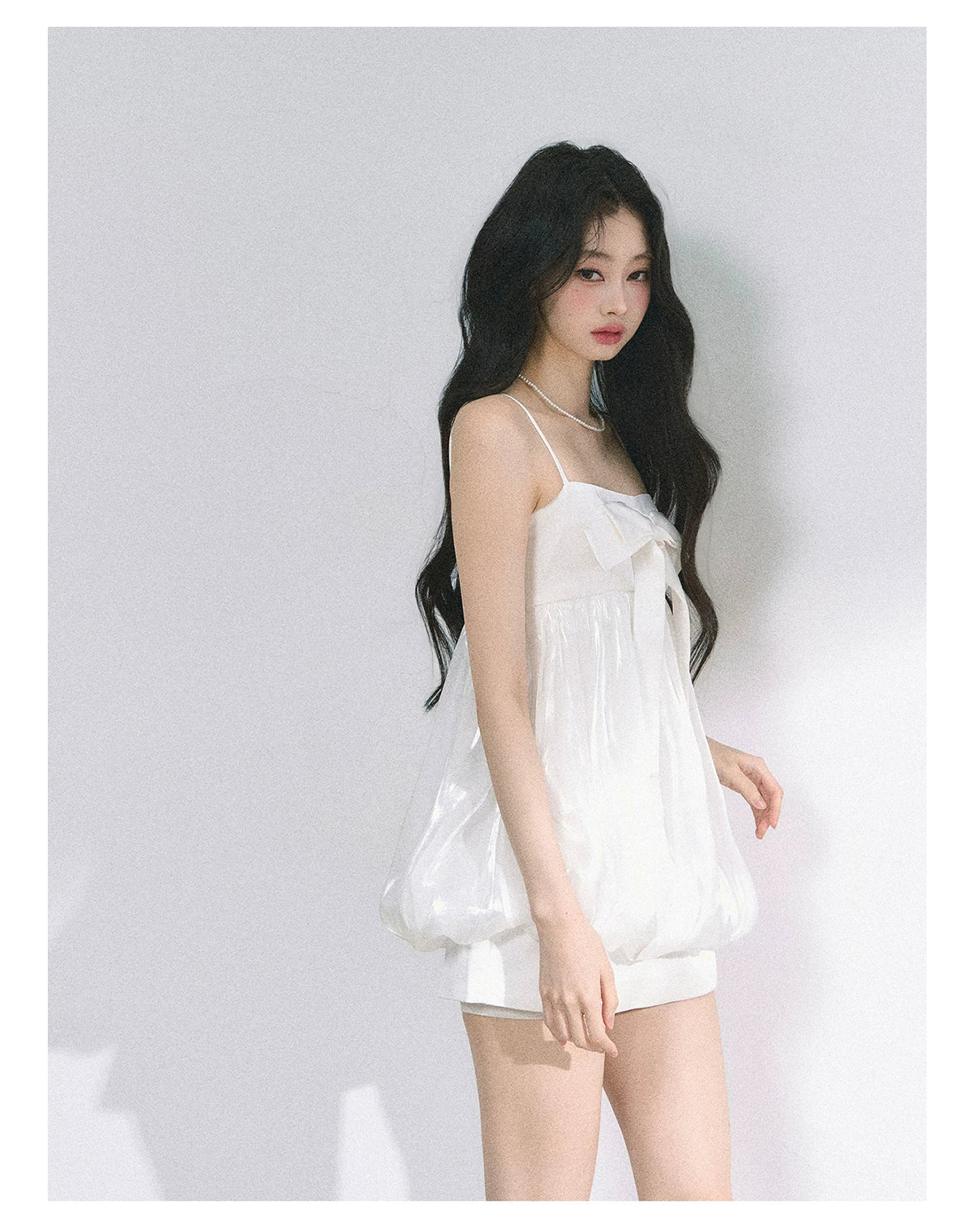 Puff Blossom Off-Shoulder Mini Dress