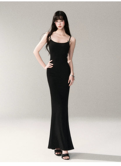 Butterfly Hardware Sculpting Stretch Cami Maxi Dress