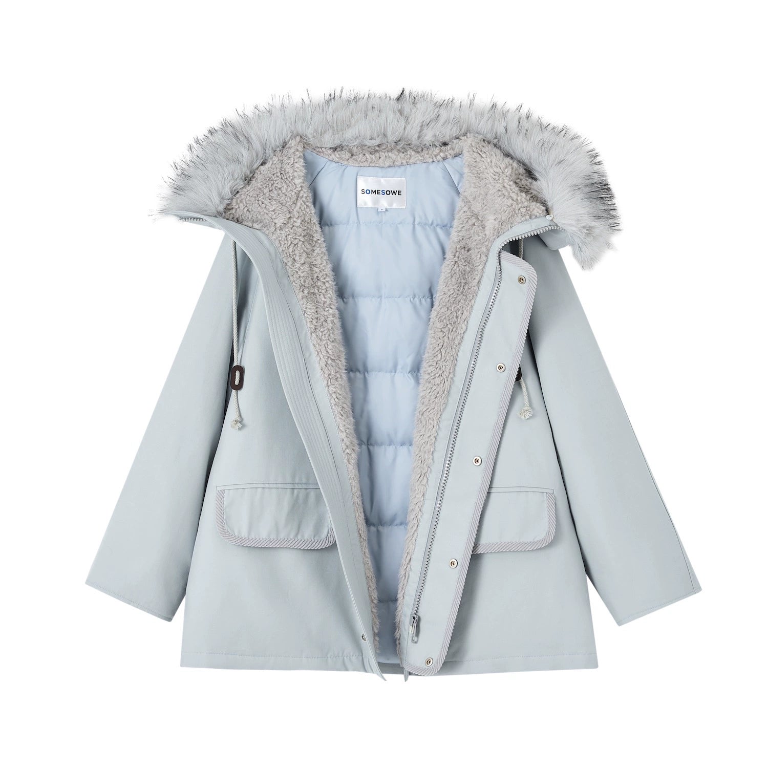 Hooded Utility Parka Puffer Down