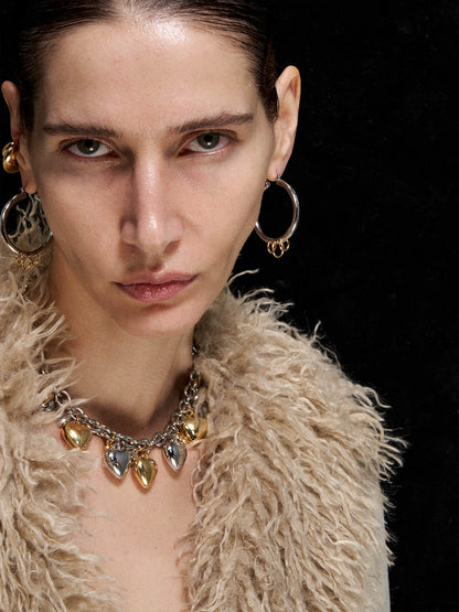 Silver Pearl Layered Necklace